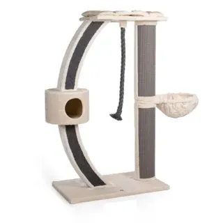 Canadian Cat Company Kratzbaum XXL Granville beige anthrazit · ca. 157 x 60 x 170 cm - Beige