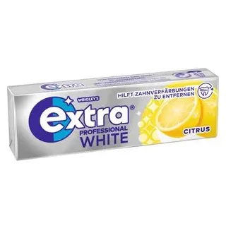 Extra Kaugummis Professional White, Citrus, 10 Dragees