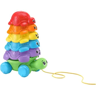Vtech "Stapelspaß-Schildkröte", bunt, Stapelspielzeug, Baby, Kunststoff,