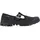Unisex Pampa M Washed Mary Jane Flat Schwarz 43 EU