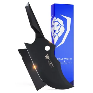 DALSTRONG Cleaver Knife- Shadow Black Series - Black Titanium Nitride Coated - High Carbon - 7CR17MOV-X Vacuum Treated Steel - Sheath - NSF Certified (9" Cleaver Knife)