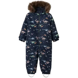 NAME IT Snow10 Rennanzug - Dark Sapphire / Dino Earth - 12 Monate