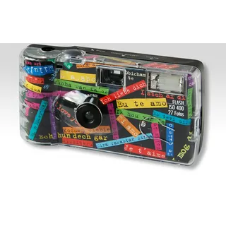 nedwidek Q&L Einwegkamera I mog di, 27 Aufnahmen mit Blitz schwarz