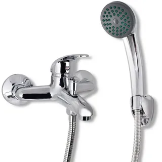 vidaXL Bad Dusche Mischbatterie Set chrom