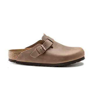Birkenstock Boston Nubukleder geölt schmal tabacco brown 38