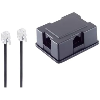 ShiverPeaks ISDN Adapter [1x RJ45-Buchse 8p4c - 6x RJ45-Buchse 8p4c] 3m Schwarz