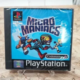 Micro Maniacs - PSone NEU OVP PAL Factory Sealed PS1 Versiegelt Sammler J. 2000