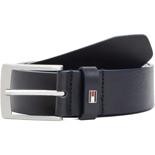 Tommy Hilfiger Herrengürtel Leder 3,5 cm Blau 115