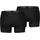 Everyday Basic Boxershorts Schwarz/Phantom M 2er