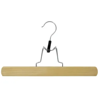 Trendline Hosenklemmbügel Holz Schwarz 3 St.
