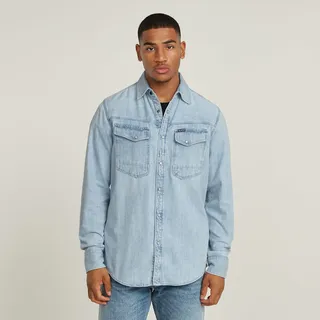 G-Star Dakota Slim", Denim Hemd - Hellblau - Herren - M,