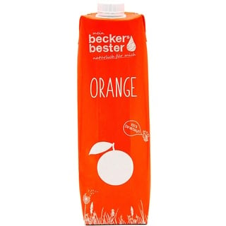 Beckers Bester direkt Orangensaft mild fruchtiger Direktsaft 1000ml