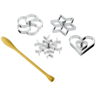 Tescoma Rosettenwaffel-Eisen DELÍCIA, 4 St.