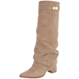 Ital-Design High-Heel-Stiefel Damen Hellbraun 41