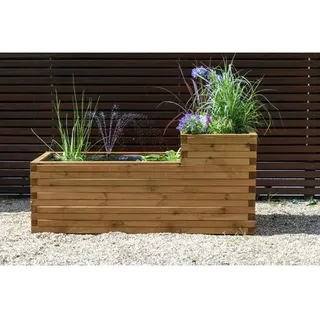 DOBAR Hochteich »Superb«, BxH: 78 x 180 cm, maximales Fassungsvermögen: ca. 450 Liter - braun