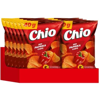 Chio Chips Red Paprika, 12 x 40 g)