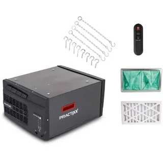 Practixx Luftreiniger PX-LR-400 Practixx 740 m3/h Filterleistung Werkstätten bis 400m2 inkl. Filterset