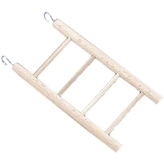 Nobby Holzleiter 4 Sprossen 18cm Leiter Vögel Spielzeug Sitzstange Käfigzubehör