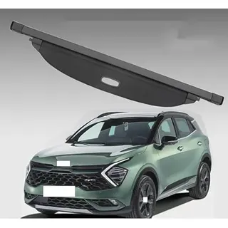 VIPOES Auto Laderaumabdeckung FüR KIA Sportage NQ5 2021-2023+, Einziehbare Heckkoffer Abdeckung Kofferraum Interieurleisten ZubehöR