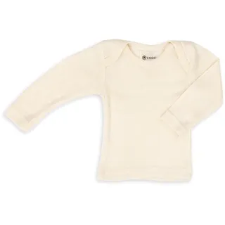 Engel Baby Langarm-Shirt aus Bio Schurwolle - Seide, Natur, 74/80