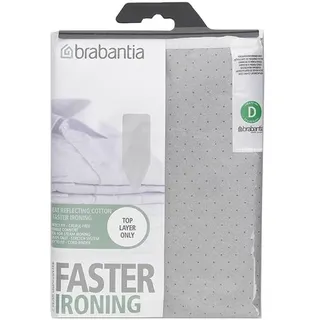 Brabantia Baumwollbezug 135 x 45 cm, mit Metallbeschichtung und 2 mm Schaumstoff