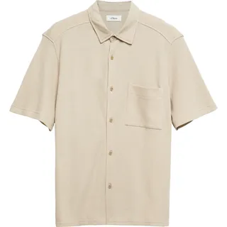 s.Oliver Kurzarmhemd Beige XL