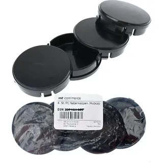 BRANDT AUTOMOTIVE Radkappe 4x 64mm Nabenkappen Radnaben Kappen Schwarz Gewölbt für VOLVO