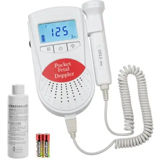 Sonoline B Fetal Doppler orange mit 3 MHz Sonde + Zubehör