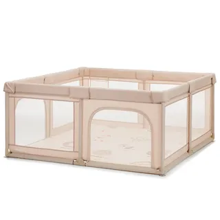 fillikid Laufgitter Malta mit Boden 150x150 cm, beige