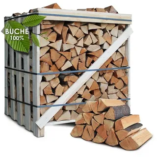 JSM-Brennholz Kaminholz JSM-Brennholz Kaminholz Buche 1,6 SRM / 1 RM - 1 Palette, Buche 33 cm