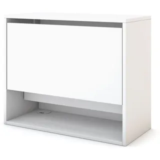 ASSMANN Büromöbel Sekretär Cubas (74x80cm Weiß, fertig montiert, für Homeoffice), TÜV-zertifiziert weiß