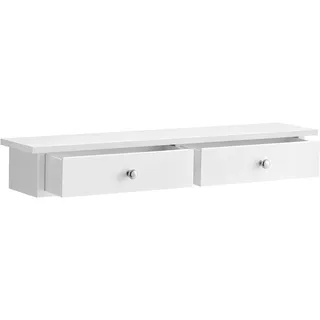 Songmics Wandregal 65 x 15 x 10 cm Weiß