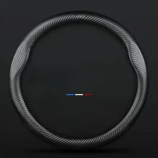 Xjjhyl Auto Deko Lenkradhüllen aus Silikon für Mazda CX-3 CX-5 CX-7 CX-8 CX-9 CX-30 MX-5,Lenkrad Bezug ,Dünn Lenkradschutz für KFZ Lenkräder, Auto Innenraum Zubehör,Black