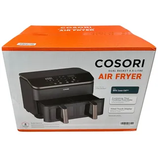 COSORI Heißluftfritteuse 2 Kammern 8,5 L Gold