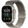 GPS+Cellular 49 mm Titaniumgehäuse Natur Milanaise Armband Natur L
