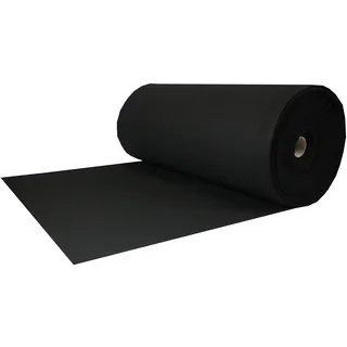 Filz, Taschenfilz, Filzstoffe 0,5lfm Meterware 4mm stark, 1m breit imprägniert (Schwarz)