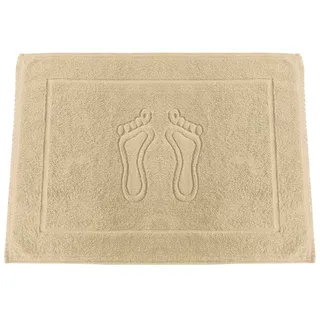 MatratzenL.A.B® Badematte 650 g/m2 Blauer Schwan®, 100% Baumwolle, 50x70 cm, Badvorleger, Duschvorleger, Duschmatte Frottee