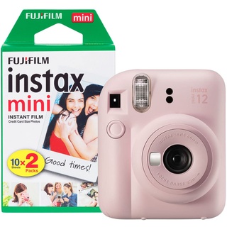 Fujifilm Instax Mini 12 Sofortbildkamera mit 20 Aufnahmen, Blossom Pink