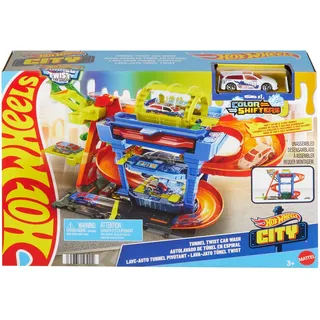 Mattel Hot Wheels City ECL Tunnel Twist Car Wash