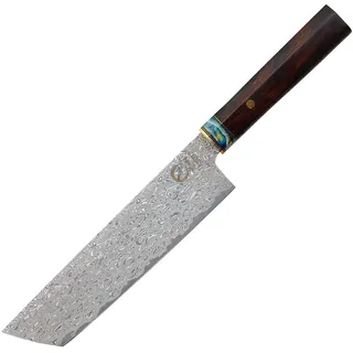 Küchenkompane – Hiatari Chefmesser von der ZEM Manufaktur | Profi Küchenmesser | Kochmesser geschmiedet & handgefertigt aus Damaststahl | ausbalanciert, rostfrei & scharf | Made in Germany