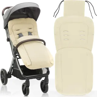 Fillikid Fußsack ST3911 Sommerfußsack für Buggy Kinderwagen Jogger (Beige)