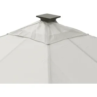 LECO Ersatzdachtextil für Solarpavillon LINA 3 x 3 m  Lichtgrau