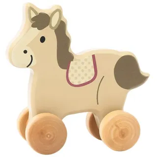 Sterntaler® Nachziehtier Rollspielzeug Holz PFERD Sunny, (1-tlg) bunt