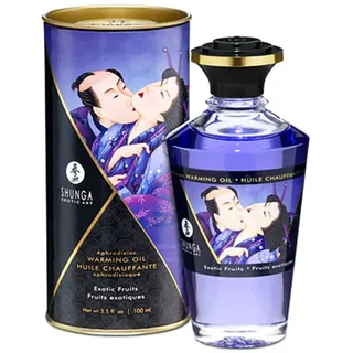 Shunga Aphrodisiac Warming Oil Massageöl Exotic Fruits, 100ml