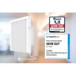 Evarmo Elektroheizung Heizung Flächenspeicherheizung smart Schamotte Rabatt