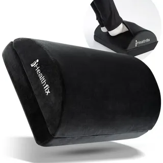 healthfix Healthfix® Fußstütze 100501, Fußwippe, winkelverstellbar, 4-fach höhenverstellbar, schwarz