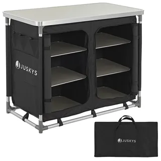 Juskys Campingküche Ruda - Schwarz