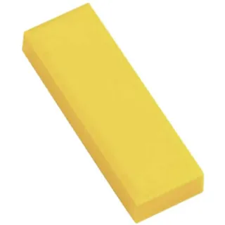 MAUL Facetterand Magnete (20 Stück) MAULpro 53 x 18x 10 mm | Mini Magnete aus Kunststoff | Starke Magnete für Whiteboard und Magnettafel | ideal für Büro, Homeoffice und Werkstatt | Gelb
