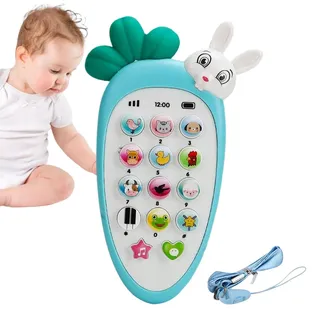 Baby Mobiltelefon Spielzeug - Kleinkind lernen, Leuchttechnik -Telefon, Musical Baby Gadget | Interaktives Mobile mit Soundeffekten und blinkenden Leuchten für die frühe Bildung für die Entwicklung vo