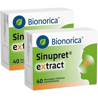 Sinupret extract Doppelpack 2x40 St Überzogene Tabletten